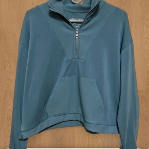 Jessica Simpson Men's Blue Zip-Up Sweater
